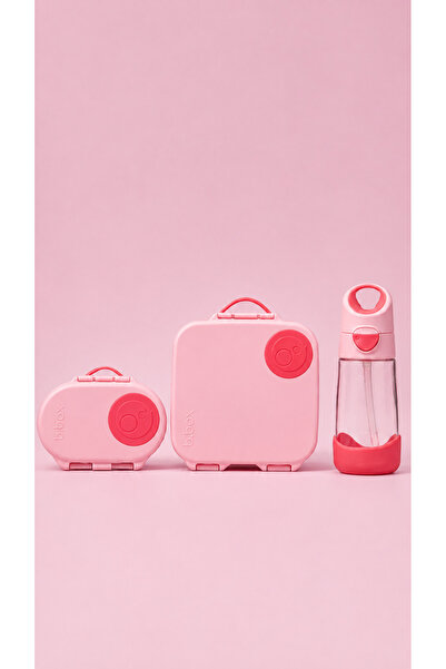 Bbox Flamingo Fizz Set 3 pieces: Lunch Box, Bottle, and Snack box (back to sc...