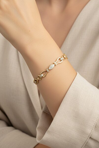 XUPING JEWELRY سوار من مجوهرات ستايل بيرلي/كسوبينج مرصع بحجر الزركون الملكي
