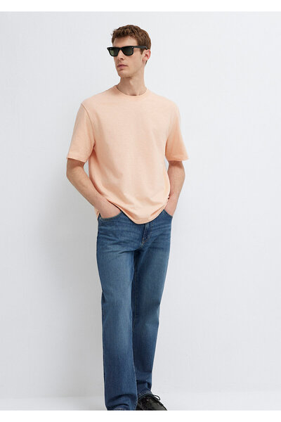 Mavi Pink Basic T-Shirt Loose Fit / Comfortable Loose Cut 0613316-71145