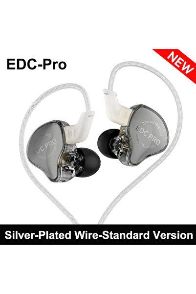 Choice4 NEW Silver- NO Mic New KZ EDC Pro Headset Dynamic In-Ear Monitor HiFi...