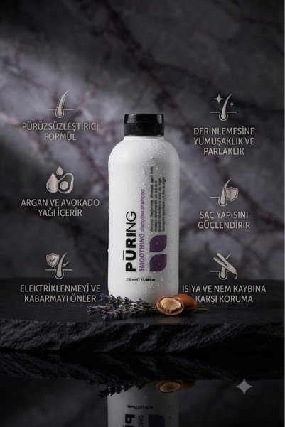 PURING Anti-Frizz and Smoothing Shampoo 350 ml - Smoothing Discipline Lux Shampoo Tenroses