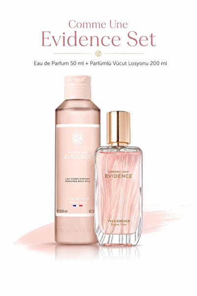 Yves Rocher Orjinal Boy Comme Une Evidence Parfüm, Parfümlü Vücut Sütü Seti