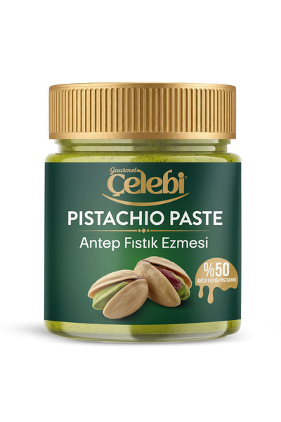 Gourmet Çelebi Antep Fıstık Ezmesi 200 Gr. - Gerçek Antep Fıstığı Ezmesi