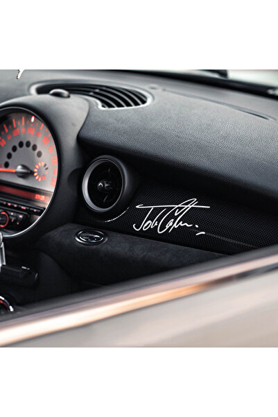 Choice 13N6cm White For mini sticker JCW stickers For mini cooper accessories...