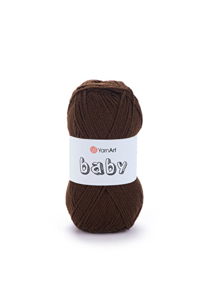 Yarnart Baby - Baby Hand Knitting Rope Red Brown-1182
