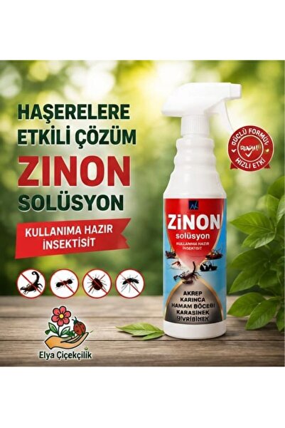 Zinon Böcek İlacı Sprey – Hamamböceği, Karınca, Akrep ve Sivrisineklere Etkili