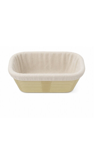Genel Markalar Oval Ekmek Hamur Mayalama Sepeti Bezli 25x14x9 cm Oval 25X14X9 Bezli