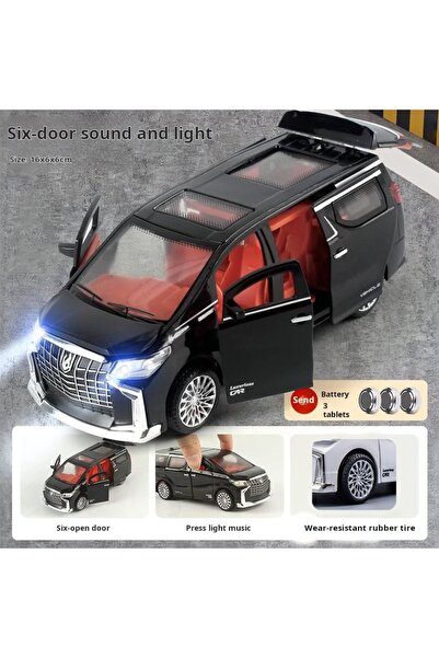 Choice6 black 1:32 Mini Car Diecast Ambulance Fire-Truck Policecar Model Soun...