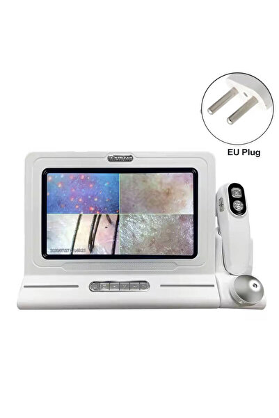 Choice1 EU Plug Professional Skin Hair Detector Scalp Hair Follicle Moisture ...