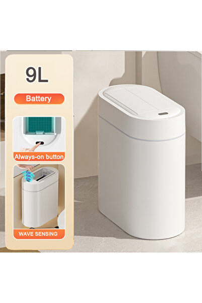 Choice 9L-battery Smart Sensor Trash Can with Lid 7/9L Trash Bin Wall Mount A...