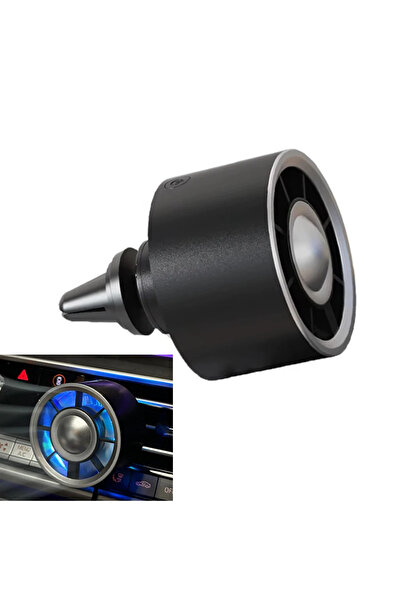 Choice3 F18 Black Mini Air Vent Cooling Fan 3 Gears Wind Speed Adjustable wit...