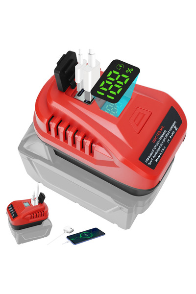 Choice without battery Charger for Milwaukee 18V Battery 100W Portable Bidire...