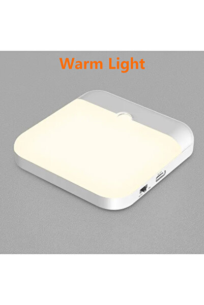 Choice Warm Light 3000K 1Pcs Motion Sensor Led Light Usb TYPE-C Charging Squa...