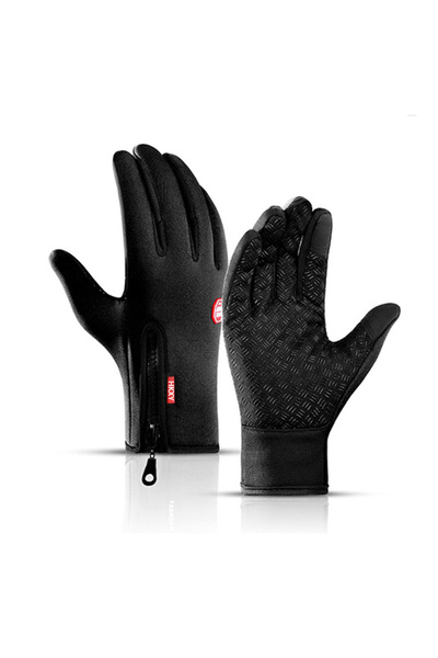 Choice3 M second black Winter Cycling Gloves Men Women Motorcycle Fleece Spor...