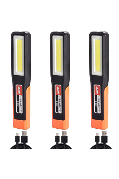 Choice 3PCS 1-10PCS Powerful LED Work Light with Magnet Lighting Flashlight C...