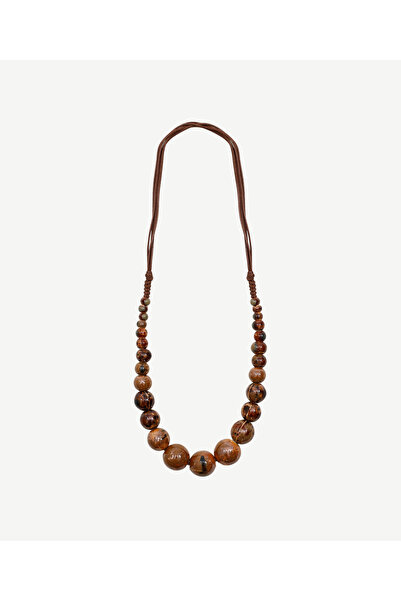 Yargıcı Ceramic Beaded Rope Necklace