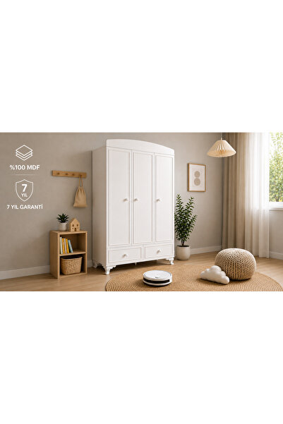 VENATTO Selena Avangart 3 Kapaklı Dolap (%100mdf)