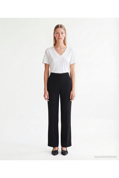 Yargıcı Straight High Waist Pants