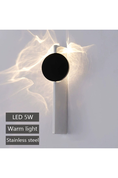 Choice Warm light A Modern LED Wall Light Rotatable Corrugated Wall Lamp Stai...