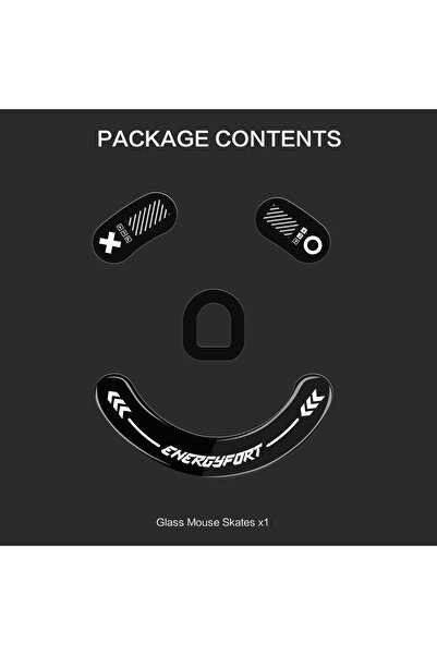 Choice Black Mouse Skates Mouse Feet Mice Feet Smooth Glass Wireless Gaming M...