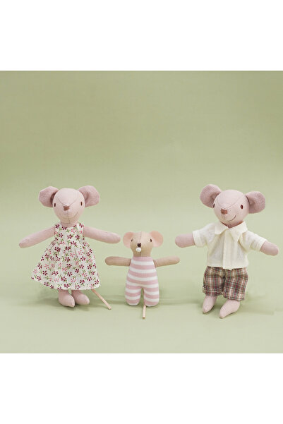 Choice7 Combination Style B Handmade fabric mouse gifts, toy house and miniat...