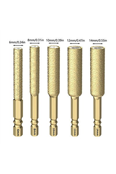 Choice 5pcs set 5pcs Brazed Diamond Hole Opener Set Diamond Core Drill Bits f...
