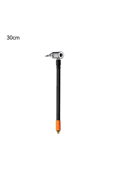 choice2 30cm Car Tire Air Inflator Hose M6 Locking Air Chuck With Standard Ti...
