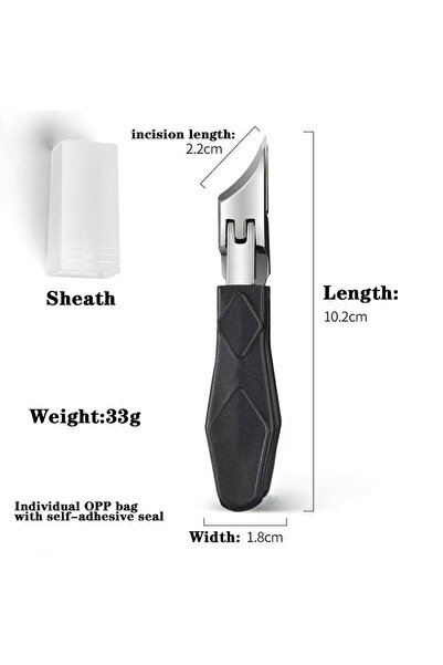 Choice1 Black Toenail Clipper For Ingrown Or Thick Toenails Toenails Trimmer ...