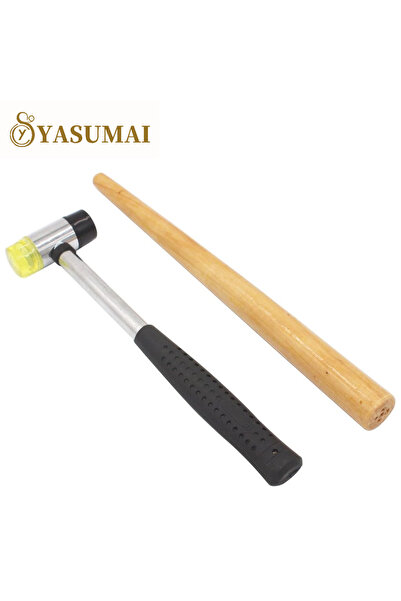 Choice Yasumai Jewelers Hammer Mallet with Wood Ring Mandrel Sizer Sizing Adj...