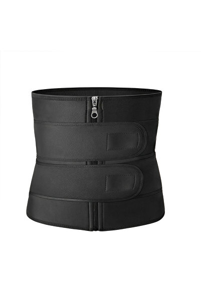 Choice1 L black 1pc Waist Trainer Slimming Body Shaper Fitness Belt Weight Lo...