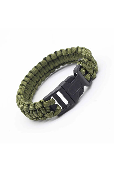 Choice Green 23cm/9in Seven Core Paracord Survival Bracelet for Outdoor Emerg...