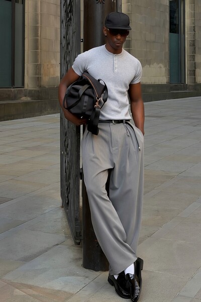 Bershka Pilili baggy pantolon