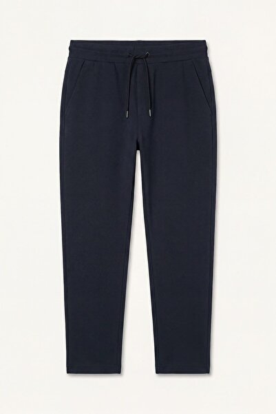 DeFacto Regular Fit Basic Plain Drawstring Waist Straight-Leg Pocketed Sweatp...