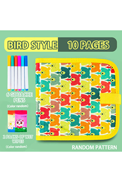 Choice7 Bear 10 pg. Erasable Doodle Book for KidsToddlers Toys Reusable Drawi...