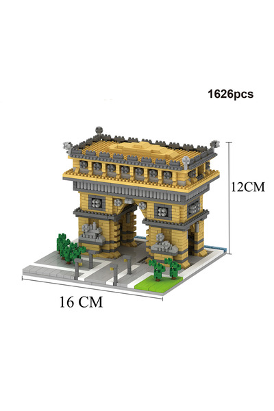 Choice1 in bag Arc Triomphe blocks KNEW BUILT The Leaning Tower of Pisa Euro ...