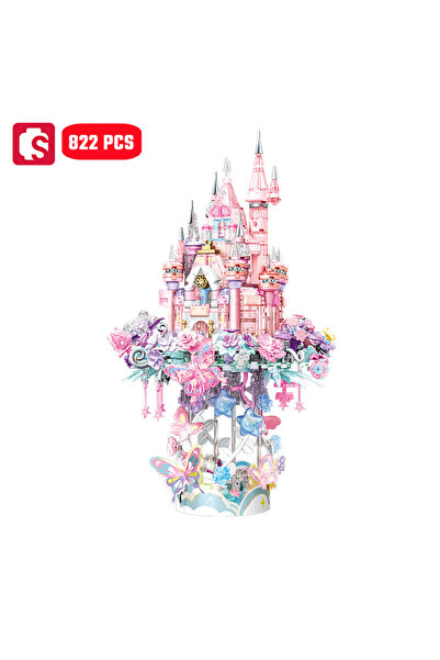 Choice no box 822pcs SEMBO 822pcs Flower Castle Assemblage Building Blocks Ar...