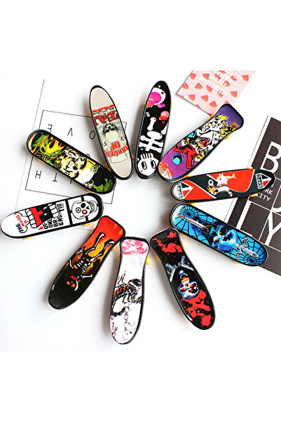 Choice 12PCS 12 Pcs Mini Skateboard Toys Plastic Creative Fingertip Skateboar...