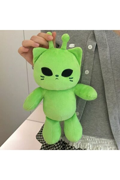 Choice 27cm A 25cm Kawaii Alien Cat Plush Toy Green Kitty Doll Cute Soft Stuf...