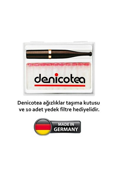 DENİCOTEA 20241 Karbon Filtreli Sig. Ağızlığı 9mm Siyah