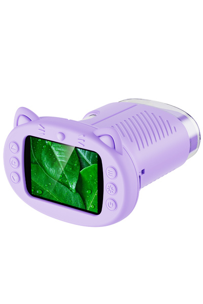 Choice PURPLE Handheld Kids Microscope Science Education Toy 2.4-Inch Screen ...