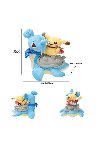 Choice Lapras- C Kawaii Pikachu Riding Lapras Latios Latias Plush Doll Pokemo...