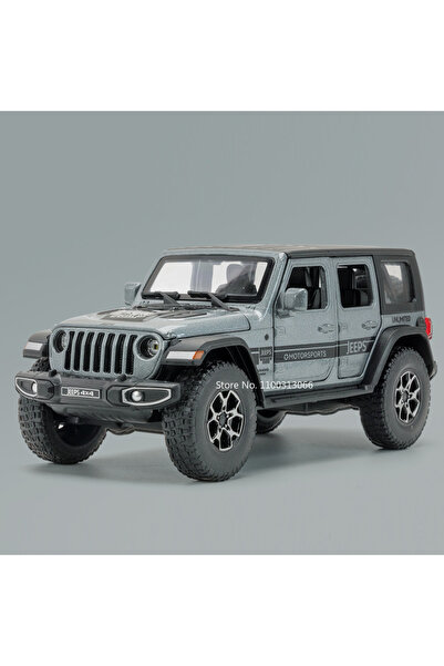 Choice5 سيارة جيب رانجلر 4x4 رمادية بمقياس 1:32 مصنوعة من سبيكة معدنية، طراز ...
