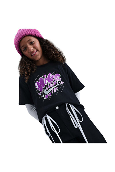 Nike G NSW TEE ESSNTL DOODLE 2 HV5724-010 Μαύρο
