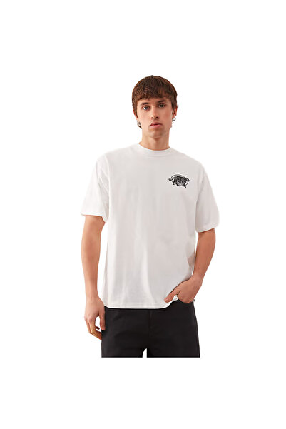 Vans ΜΠΛΟΥΖΑ AWAKEN TIGER SS VN000XHTWHT-WHT Λευκή