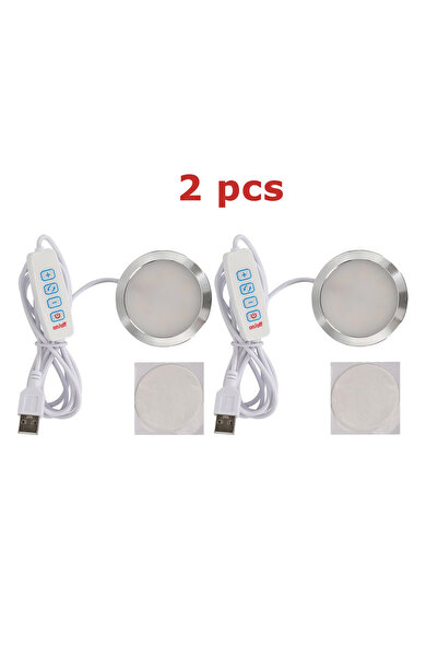 choice2 2pcs 2PCS 3-Color LED Kit 5V USB 3000K Warm Light for Bambu Lab H2S/P...
