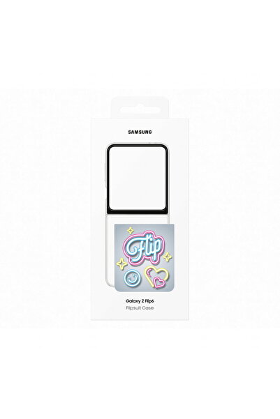 Samsung Husa pentru Galaxy Z Flip6 F741, FlipSuit Case, EF-ZF741CTEGWW, Trans...