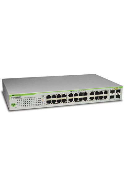 Allied Telesis Switch WebSmart GS950 Series, 24 ports 10/100/1000T, 4 ports S...