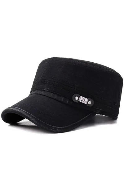 Choice6 One Size Black 3 1pc Spring and Autumn Flat Top for Men and Women Sof...