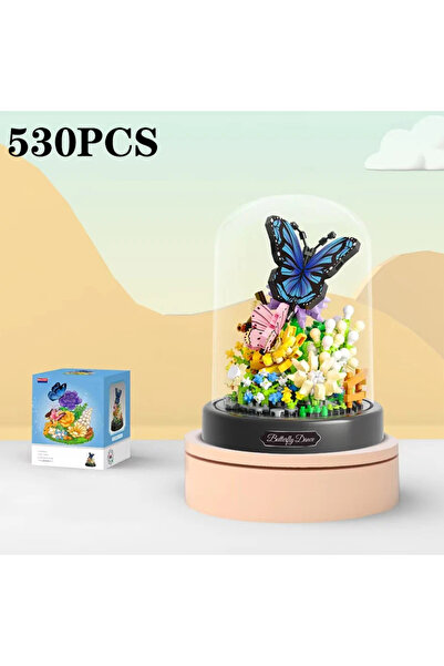 AMAZINGBLOKS With Box Butterfly Insect Flower Bonsai Building Block Bee Butte...