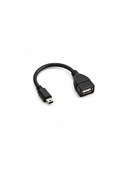 MVLH Mini USB OTG Dönüştürücü Oto Teyp Flash Bellek Aparatı V3 5 Pin Siyah